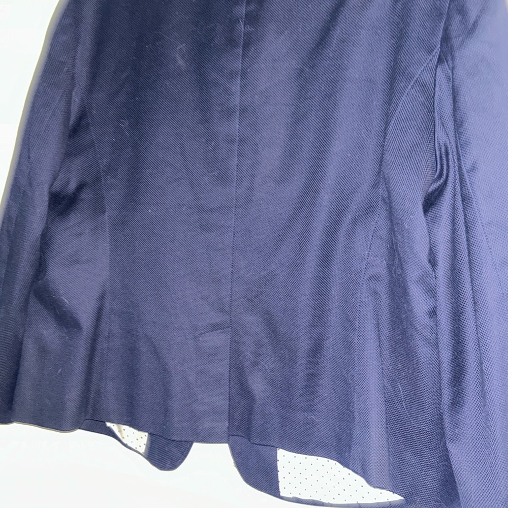 Ann Taylor Navy Blazer with Gold Button - Picture 3 of 5